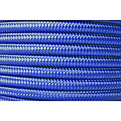 Cable iluminacin textil calibre 18 1 m azul rey