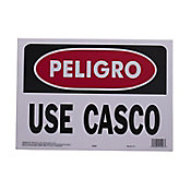 Senal Peligro Use Casco