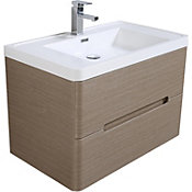 Mueble bao river taupe 80 cm