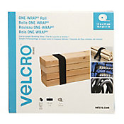 Velcro correa-rollo one-wrap , 15m x 2.5 cm, 1 rollo, negro