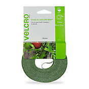 Velcro sujetadores para plantas, cinta 9m x 1.2 cm, color verde, no daa las plantas, reutilizable