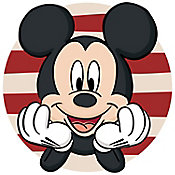 Tapete decorativo Infantil Mickey Smile de 140 cm