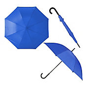 Paraguas automtico con mango plstico azul