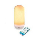 Lmpara LED porttil y recargable para interiores y exteriores con control remoto Candy