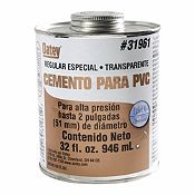Cemento PVC / CPVC Regular 32 oz Dorado
