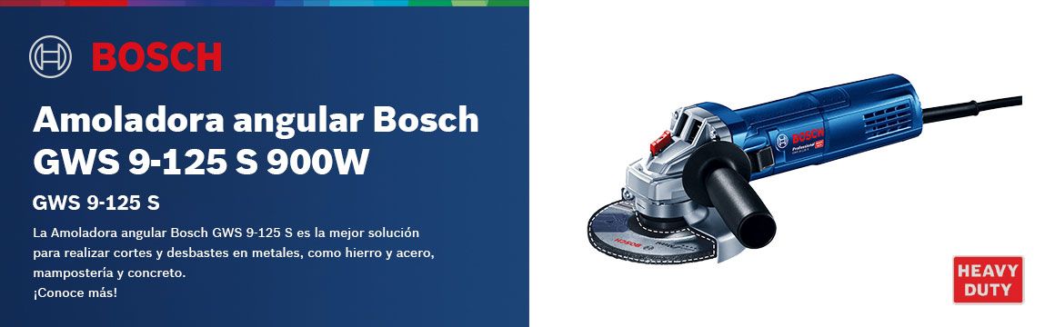 Amoladora angular Bosch GWS 9-125 S 900W