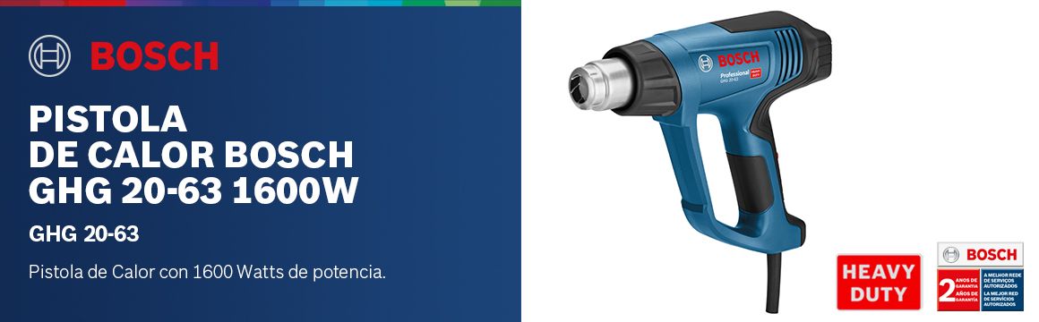 Pistola de Calor Bosch GHG 20-63 1600W