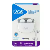 Fone De Ouvido Bluetooth Sem Fio TWS Gaming GO i2GO Com Estojo De  Carregamento - I2GO PRO - I2GO