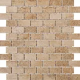 Mosaico Brick Bold, Bege, 30x31cm