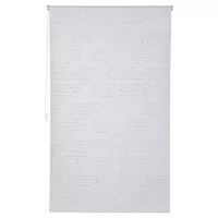 Persiana Rolo b/out Letra 120x165cm  Branco Just Home Collection