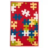 Tapete Beira Cama Puzzle57x90cm Colorido