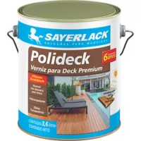 Verniz Polideck Semibrilho Natural 3,6L Sayerlack