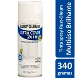 Tinta Spray Brilhante Ultra Cover 430ml Branco Rust-Oleum