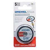 Ezlock Kit Discos Plstico 38mm Dremel, Cinza Azul