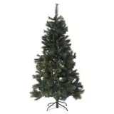 Árvore de Natal PVC Metal Cone Verde 180cm