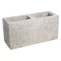 648320 - Bloco Estrutural Concreto Liso, Cinza, 14x19x39cm