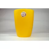Vaso Alto Oxford 19,5x15cm Amarelo