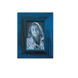 Porta Retrato Gaibu 21x26cm Madeira Azul