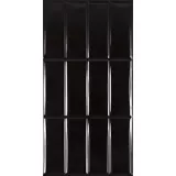 Revestimento Gap Black Brilhante 30x60cm Caixa 1,42m² Retificado