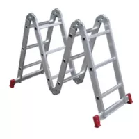Escada Articulada 4X3 Suprema Pro 12 Degraus Alumínio