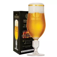 Taça para Cerveja de Cristal Baden Brasão Transparente