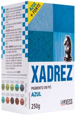 Pigmento Em Pó Xadrez 500g Azul Para Tinta - BugShop
