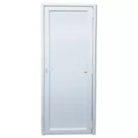 Porta Veneziana PVC Branco Esquerda 216x70x6cm Itec