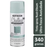Tinta Spray Chalked 340G Efeito Giz/Aveludado Ultra Fosco Azul Calmo Rust-Oleum