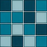Revestimento Colorbox Maxi Brilhante 19x19cm Caixa 10 Peças Azul