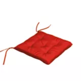 Almofada Poliéster UV50 para Cadeira 43x43cm Cinza e Vermelho