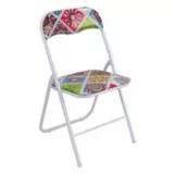 Cadeira Dobrável Mosaico Colorido