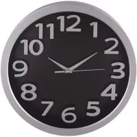 Relógio Tausen 33x33cm Preto