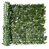 Cercamento de Plástico com Folhas 100x30cm