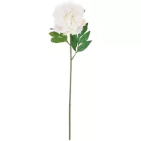 Flor Artificial Peônia 83cm Branco