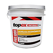 Topex 1000 Tinta Acrlica Econmica Fosco 3,6 Litros Branco