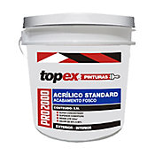 Topex 2000 Tinta Acrlica Standard Fosco 3,6 Litros Branco