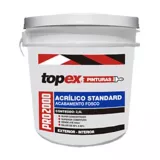 Topex 2000 Tinta Acrílica Standard Fosco 3,6 Litros Branco