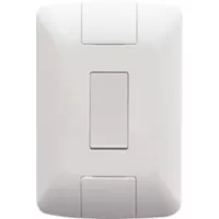 Conjunto Interruptor Simples 4X2 6A Aria Branco