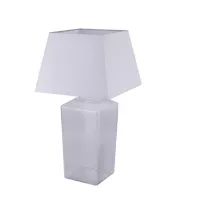 Luminária de Mesa Edfu E27 Branco Just Home Collection