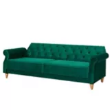 Sofá Futon New York Verde Just Home Collection