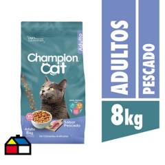 CHAMPION CAT - Alimento seco para gato adulto 8 kg pescado
