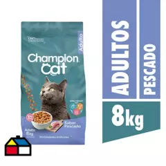 CHAMPION CAT - Alimento seco para Gato Adulto Pescado 8 kg