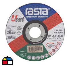 RASTA - Disco de corte universal 4 ½" óxido de aluminio