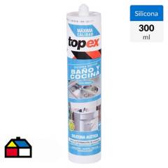 TOPEX - Silicona con fungicida para baño y cocina 300 ml