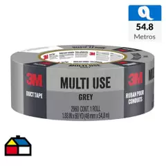 3M - Cinta Duct Tape de reparación gris 48 mm x 54.8 mts