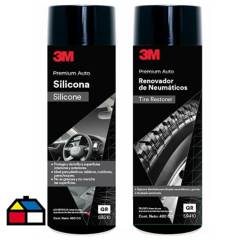 3M - Kit de silicona en spray + renovador en spray