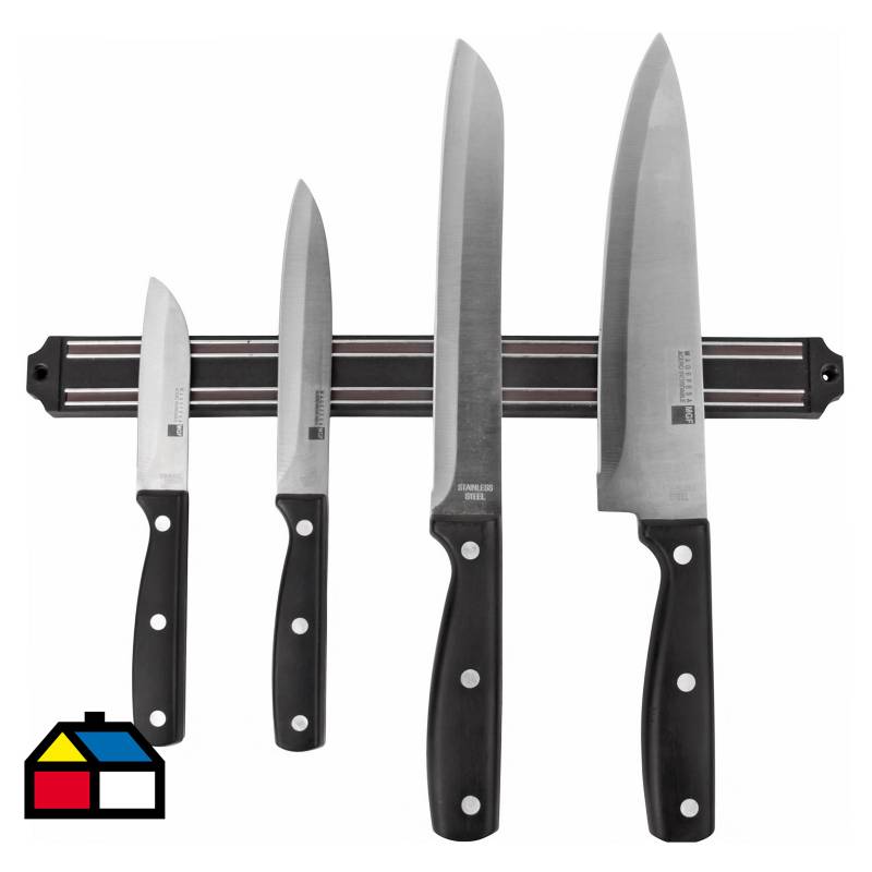 MAGEFESA - Set de 4 cuchillos blade + soporte iman