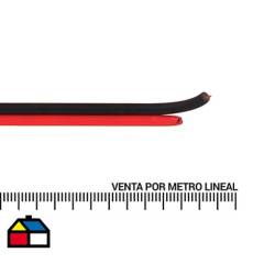 ROIMEX - Cable paralelo negro y rojo 2x24 metro lineal