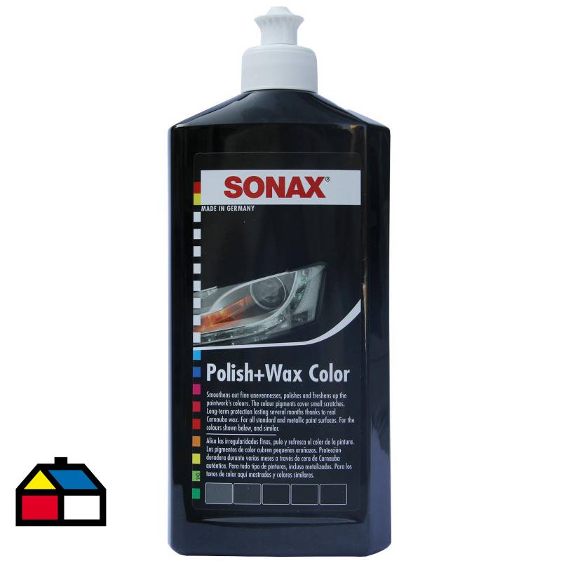SONAX - Cera para pulir 500 ml negro