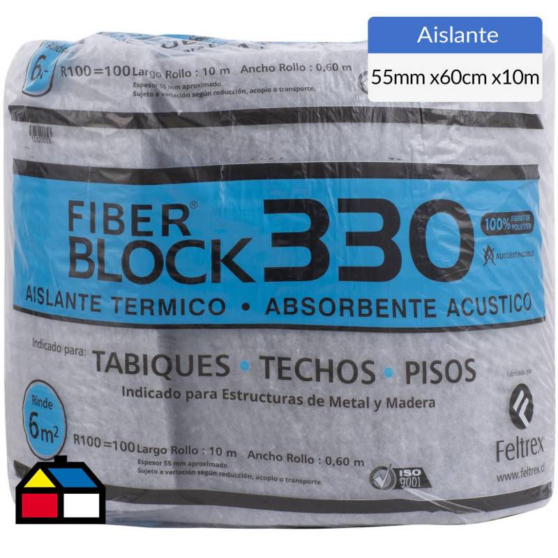 Aislante Térmico Poliéster Fiber Block 330